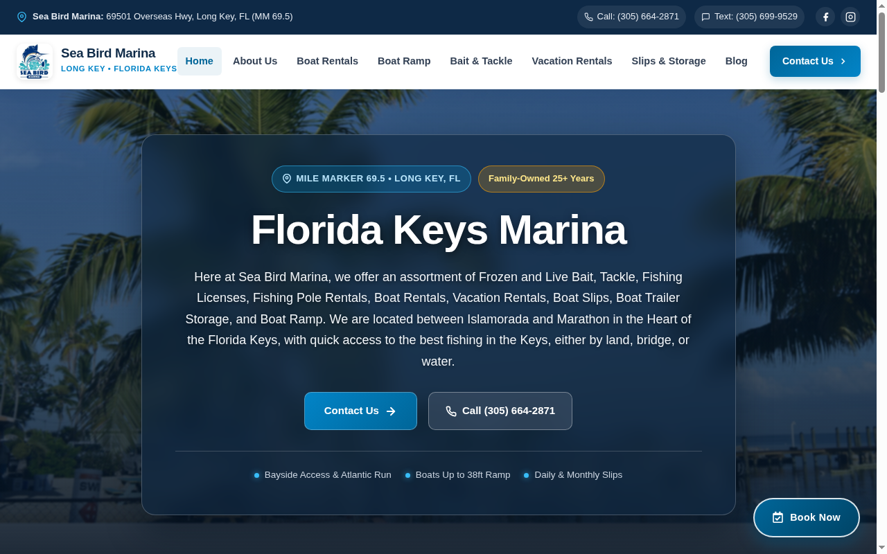 After makeover screenshot of Sea Bird Marina
